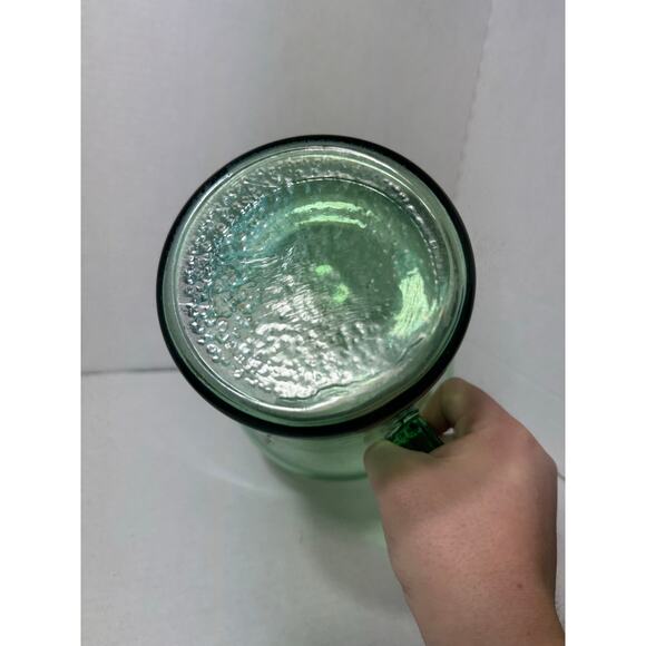 Coca-Cola Green glass pitcher Wahataburger - Picture 9 of 12